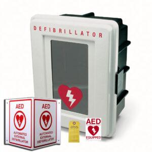 First Voice® Weather Proof Surface Mounted Alarmed Cabinet w/Signage