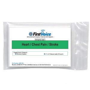 First Voice® Heart/Chest Pain/Stroke Replacement Pack for SET System