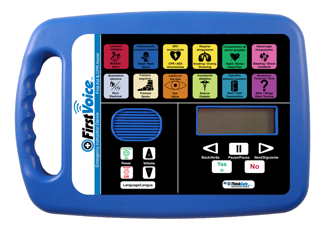 First Voice® Emergency Instruction Device (EID) with First Aid/CPR Training for 10 ppl