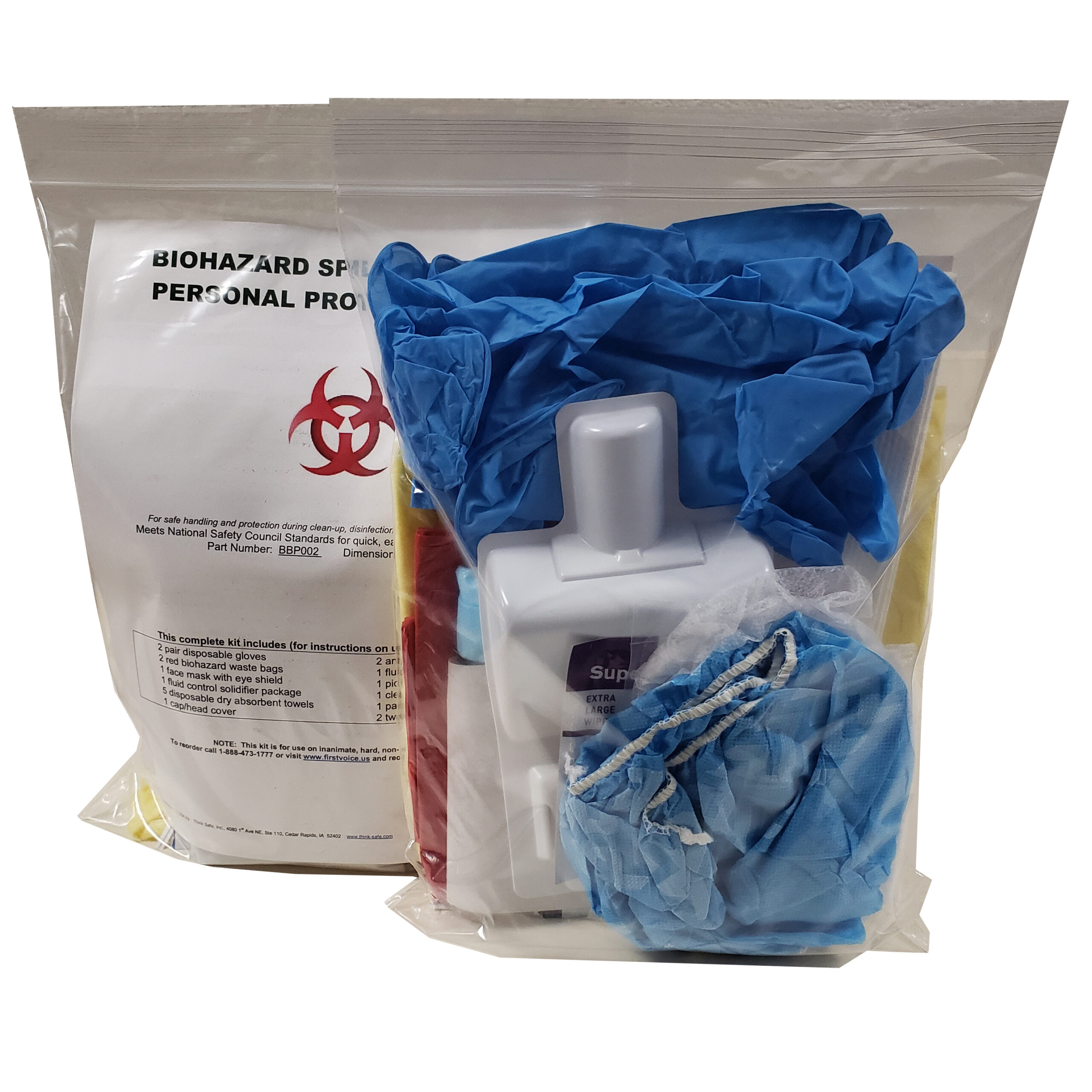 First Voice® Deluxe Bloodborne Pathogen Cleanup Kit