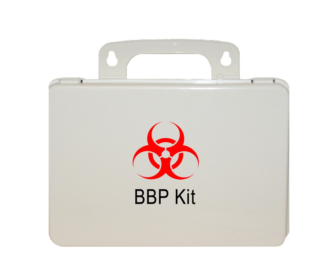 First Voice® Deluxe Wall Mounted Bloodborne Pathogen Cleanup Kit - Image 2