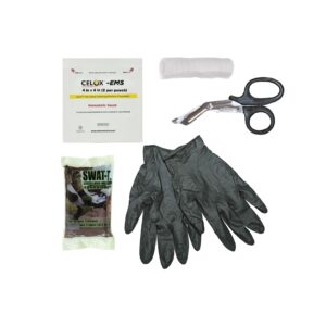 First Voice® Severe Bleed Refill Kit, 4x4 Hemostat, no Tourniquet (3pks of BSTOP4-01)