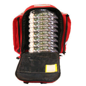 First Voice® Severe Bleed Kit w/4x4 Hemostat, No Tourniquet w/Backpack (8pks)