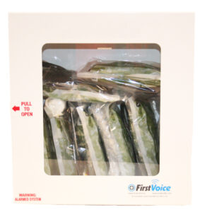First Voice® Severe Bleed Kit w/4x4 Hemostat, No Tourniquet w/Wall Mount (8pks)