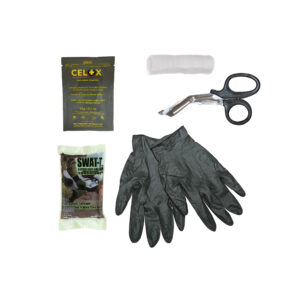 First Voice® Severe Bleed Trauma Kit Refills w/15g Hemostat Granules & CAT Tourniquet; polybag