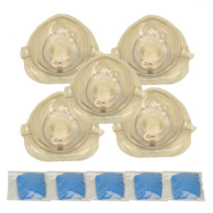 First Voice® CPR Pocket Mask w/Replaceable Valve- Includes Nitrile Gloves (5pk)