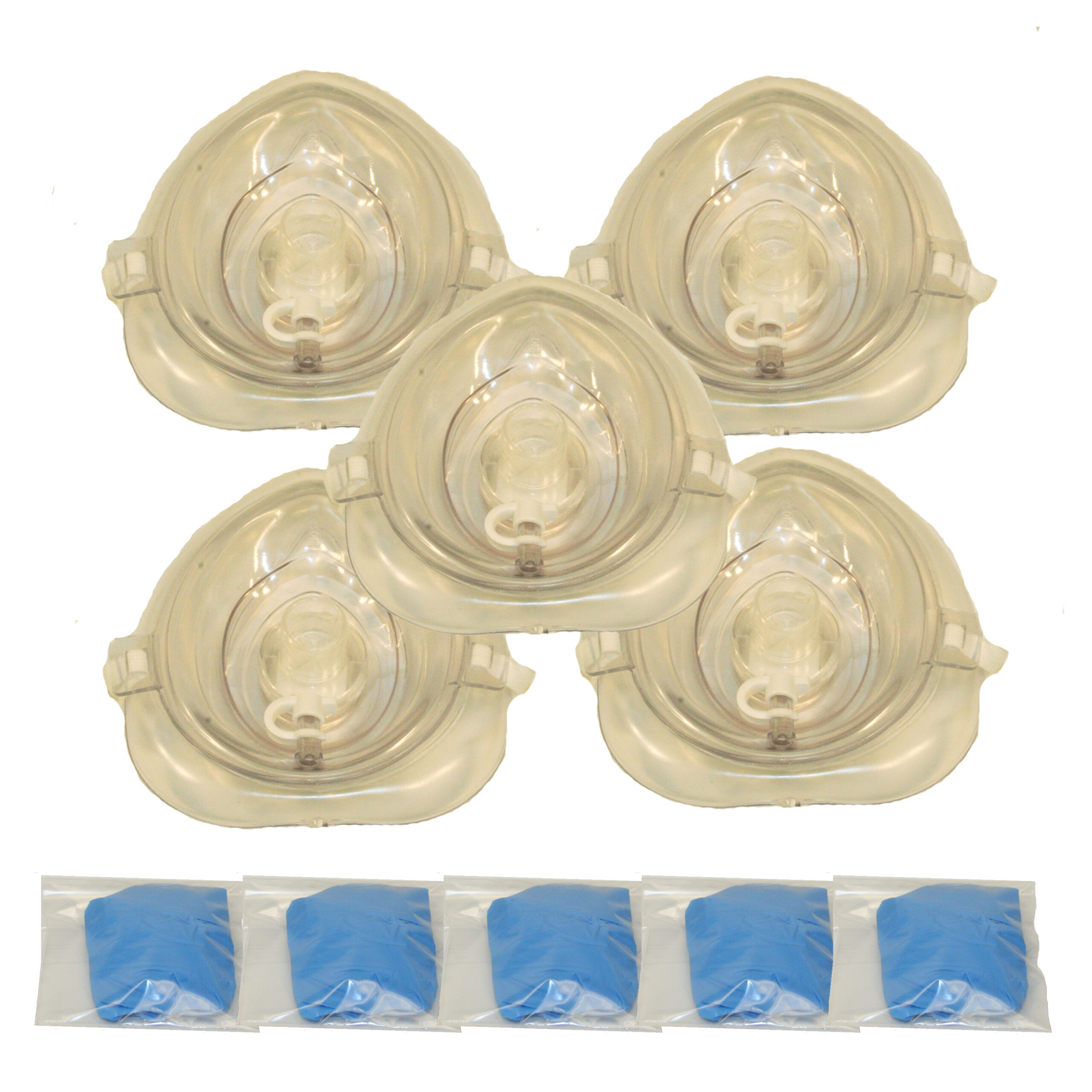 First Voice® CPR Pocket Mask w/Replaceable Valve- Includes Nitrile Gloves (5pk)