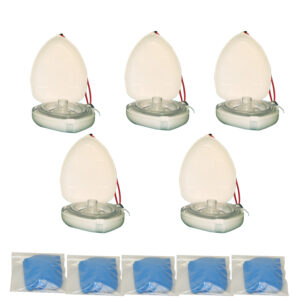 First Voice® CPR Mask w/O2 Inlet & 1-Way replaceable Valve- Includes Nitrile Gloves (5pk)