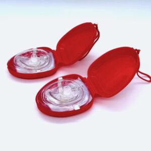 First Voice® CPR Mask w/Replaceable Valve in Clamshell Case (2 Pk)