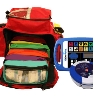 First Voice® Self-contained Emergency Treatment (SET) System in Jump Bag with HeartSine 350P AED