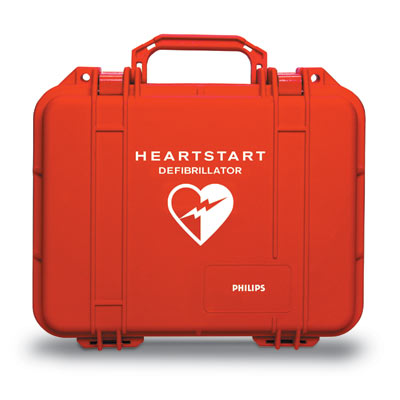 Philips HeartStart FRx AED Carrying Case, Plastic Waterproof Shell