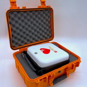 LIFEPAK® CR2 Cellular Full-Auto AED in Carrying Bag with Rugged Case (English/Spanish)