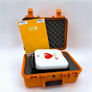LIFEPAK® CR2 Cellular Full-Auto AED in Carrying Bag with Rugged Case & Medical Direction (English/Spanish)