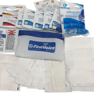 First Voice® Mini Boo-Boo First Aid Go Kit with Personal Protection