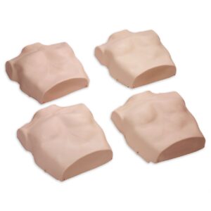 PRESTAN® Professional Child Manikin Torso Skin Replacements, 4-Pack (Medium Skin)