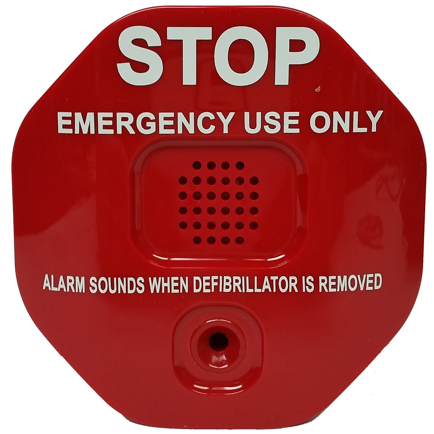 First Voice® AED Anti-Theft Stopper Alarm (After Market Add on Wall Mountable)