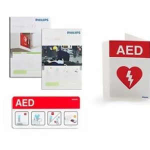 Philips AED Signage Bundle (includes: AED Wall Sign, AED Awareness Placards, AED Posters)