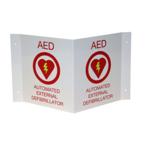 First Voice® 3D AED Wall Sign (Plastic)