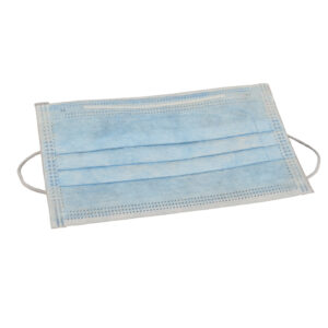 First Voice® Procedure Face Mask PPE w/Ear Loop, Blue (200 pk)