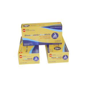 First Voice® Safe-Touch Blue Nitrile Exam Gloves - Non-Latex X-Large, Powder-Free, Blue (150 pairs)