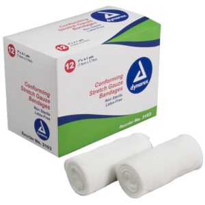 First Voice® Stretch Gauze Bandage Roll Non-Sterile, 3"