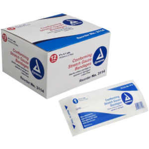 First Voice® Sterile Stretch Gauze Bandage Roll, 4"