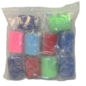 First Voice® Latex Self-Adherent Wrap, 3" x 5 yds Misc Colors (10 Pk)