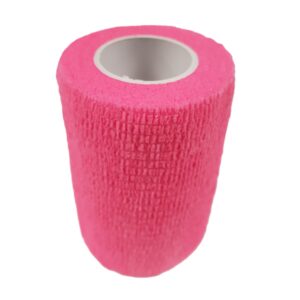 First Voice® Latex Self-Adherent Wrap, 3" x 5 yds Bright Pink