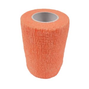 First Voice® Latex Self-Adherent Wrap, 3" x 5 yds Orange