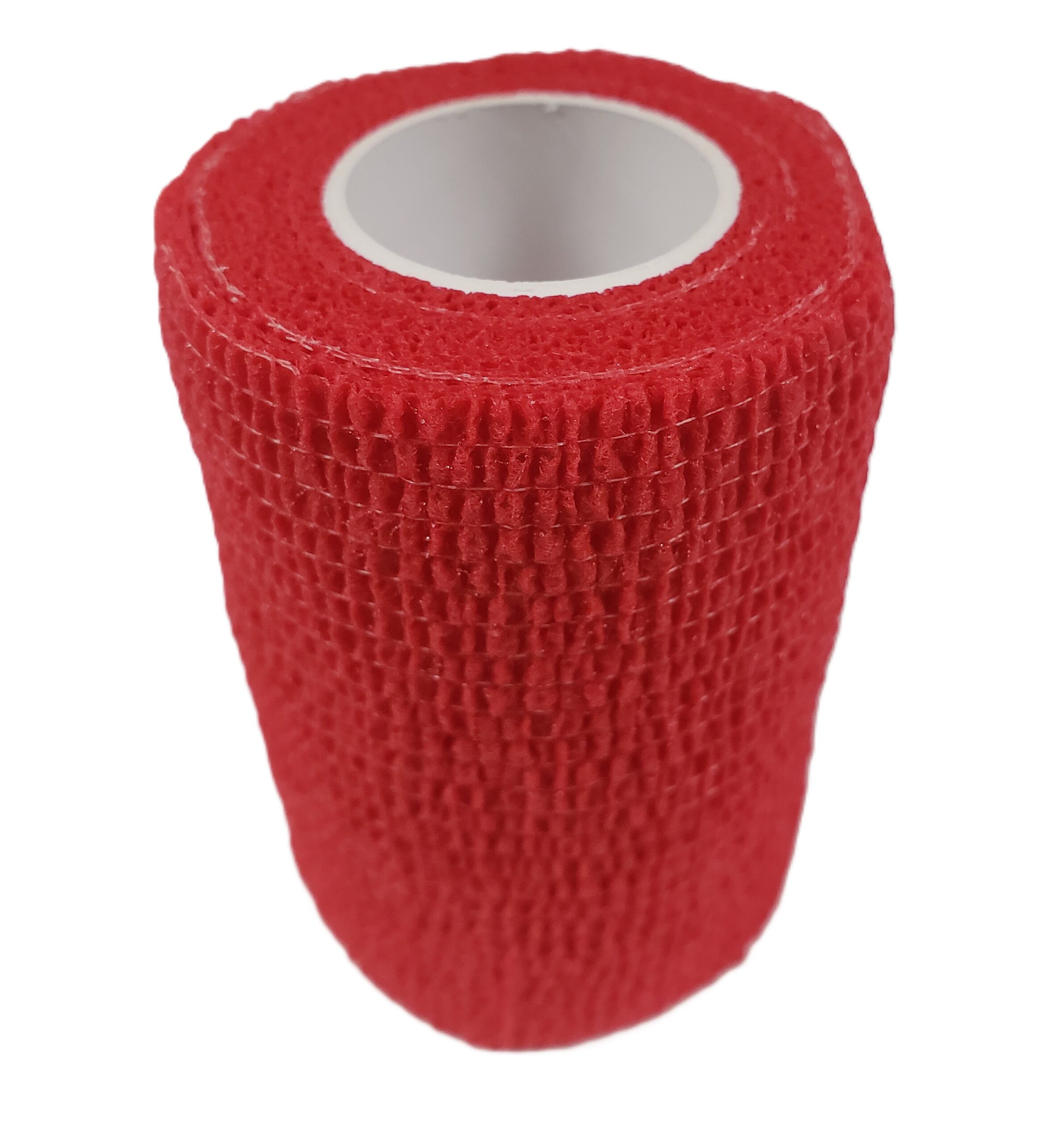 First Voice® Latex Self-Adherent Wrap, 3" x 5 yds Red (10 Pk)