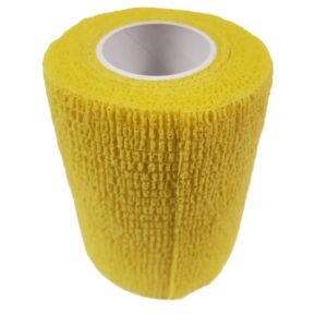 First Voice® Latex Self-Adherent Wrap, 3" x 5 yds Yellow