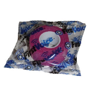 First Voice® Non-Latex Self-Adherent Wrap, 1" x 5 yds Bright Pink