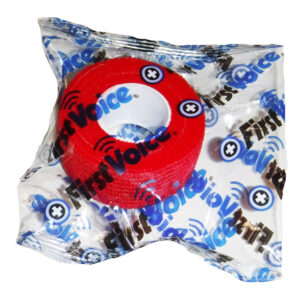 First Voice® Non-Latex Self-Adherent Wrap, 1" x 5 yds True Red