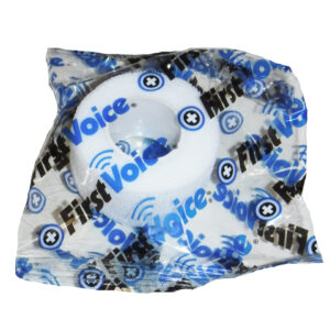 First Voice® Non-Latex Self-Adherent Wrap, 1" x 5 yds White