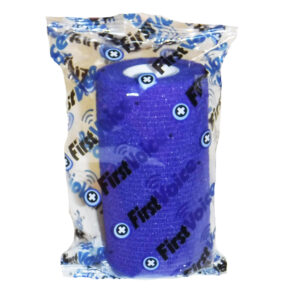 First Voice® Non-Latex Self-Adherent Wrap, 4" x 5 yds Dark Blue (4 Pk)