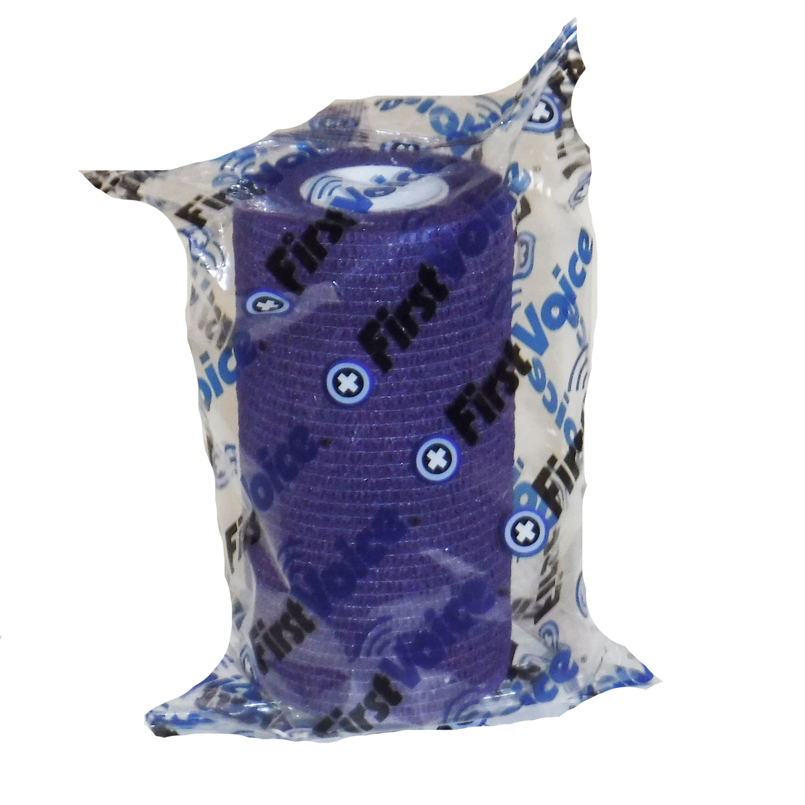 First Voice® Non-Latex Self-Adherent Wrap, 4" x 5 yds Dark Purple