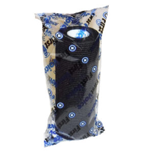 First Voice® Non-Latex Self-Adherent Wrap, 5" x 5 yds Black (8 Pk)