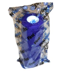 First Voice® Non-Latex Self-Adherent Wrap, 5" x 5 yds Dark Blue