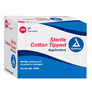 First Voice® Cotton Tipped Wood Applicators Sterile,  3" (10/100/2s/Cs)