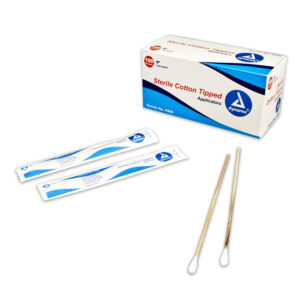 First Voice® Sterile Cotton Tip Applicator Swabs, 6"