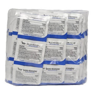 First Voice® Sani-hands ALC Packets, Sani-Dex Handwipes, 5" x 8"