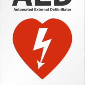 First Voice® AED Equipped Window Cling (1 Ea)