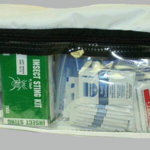 First Voice® Self-Contained Emergency Treatment (SET) System Replacement Zipper Bag, White