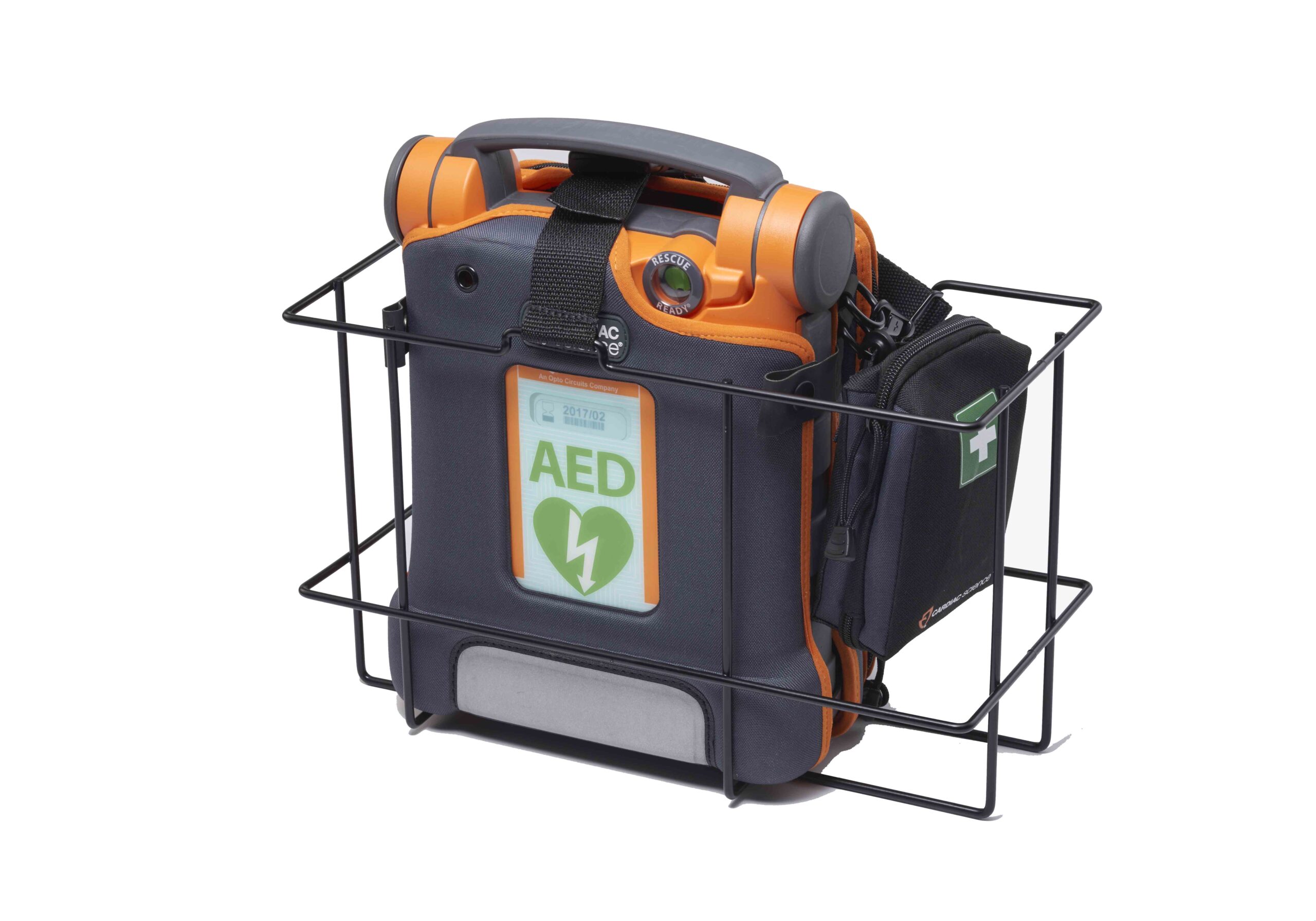 Cardiac Science AED Wall Wire Rack for AED in Carry Case