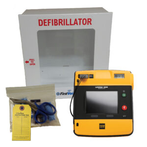 LIFEPAK® 1000 Graphical Display AED Standard Setup with Alarmed Cabinet & Medical Direction