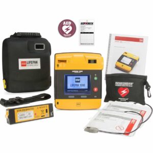 LIFEPAK® 1000 ECG Display AED Standard Setup with Carry Case