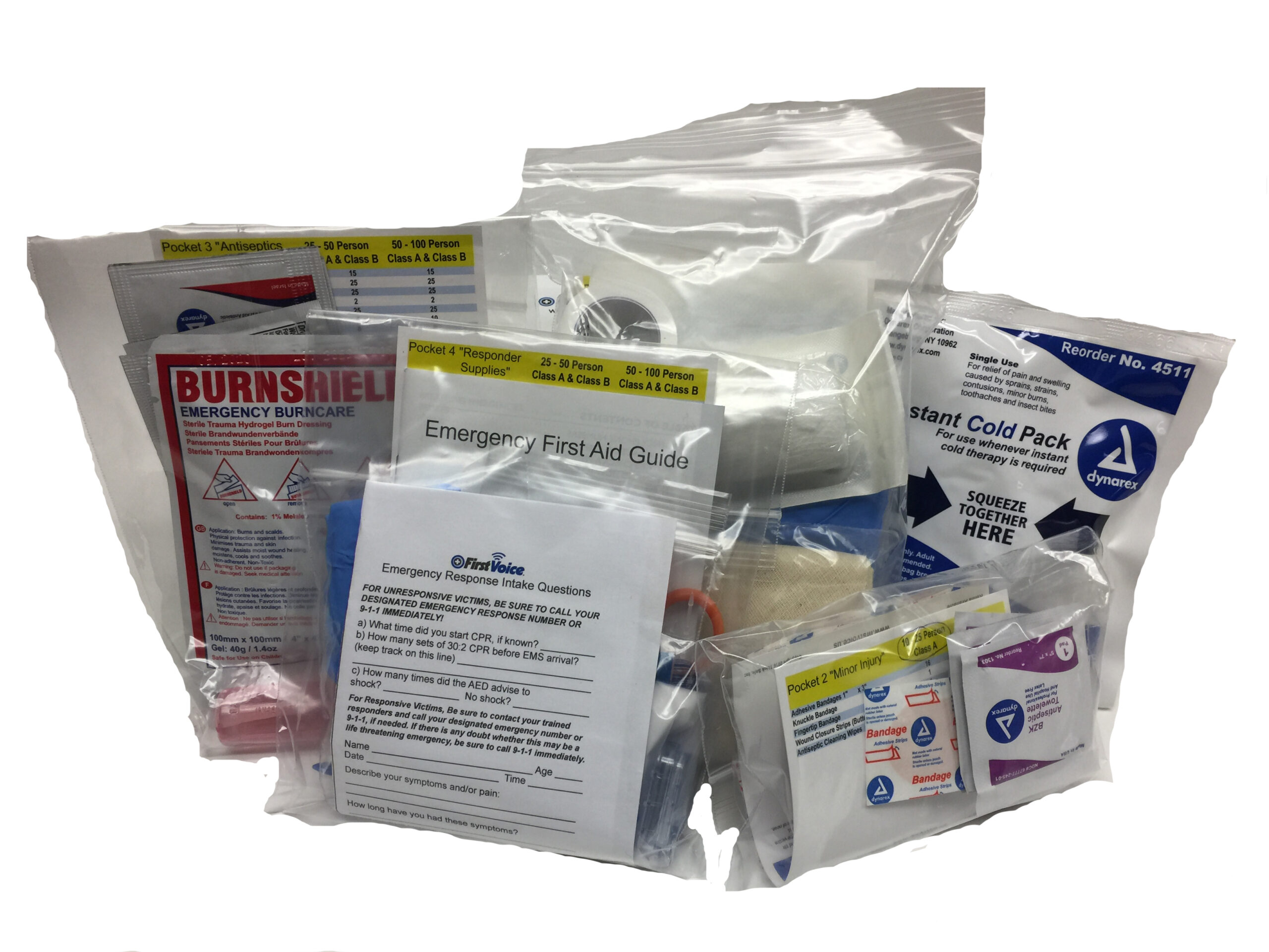 First Voice® ANSI Standard Z308.1-2015 First Aid Kit Refill (25 Ppl)