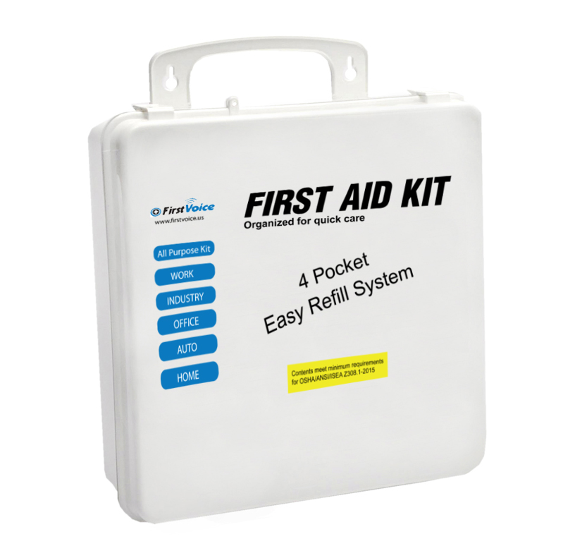 First Voice® ANSI Standard First Aid Kit (50 Ppl)
