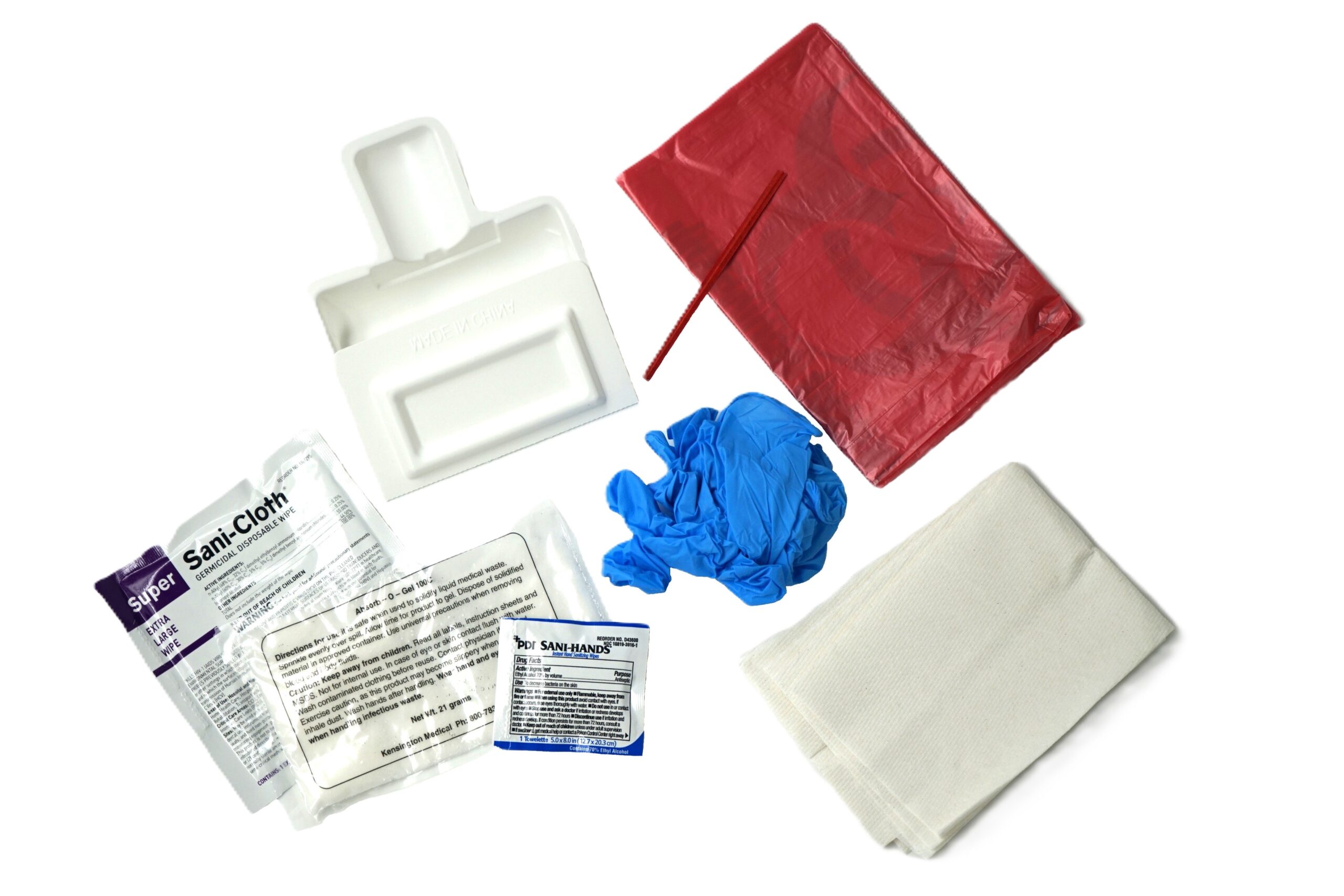 First Voice® Wall Mounted Bloodborne Pathogen Cleanup Kit