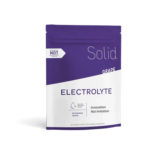 SOLID.H® Solid Hydration Electrolyte Tablets, Grape